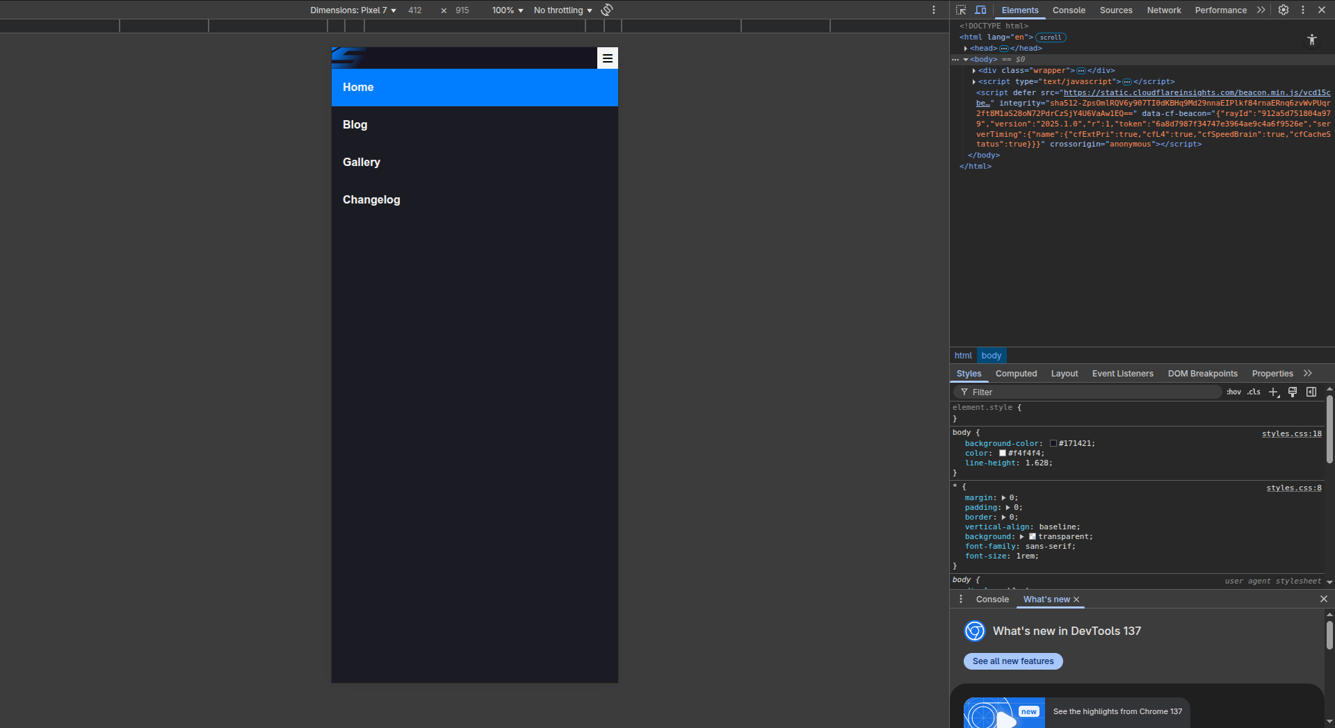 Previous mobile navbar image 2